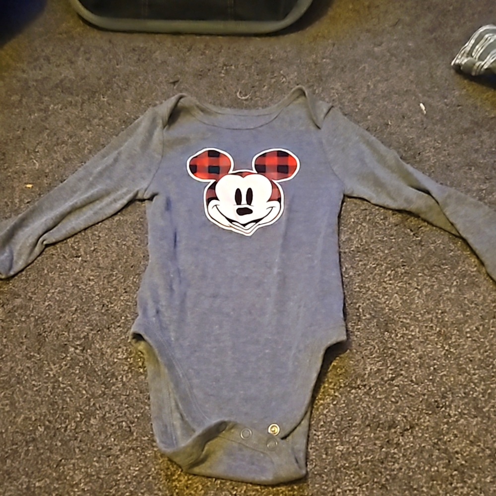 18 month long sleeved Mickey onesie
